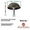 32mm "Ahoah" Brass Round Stud